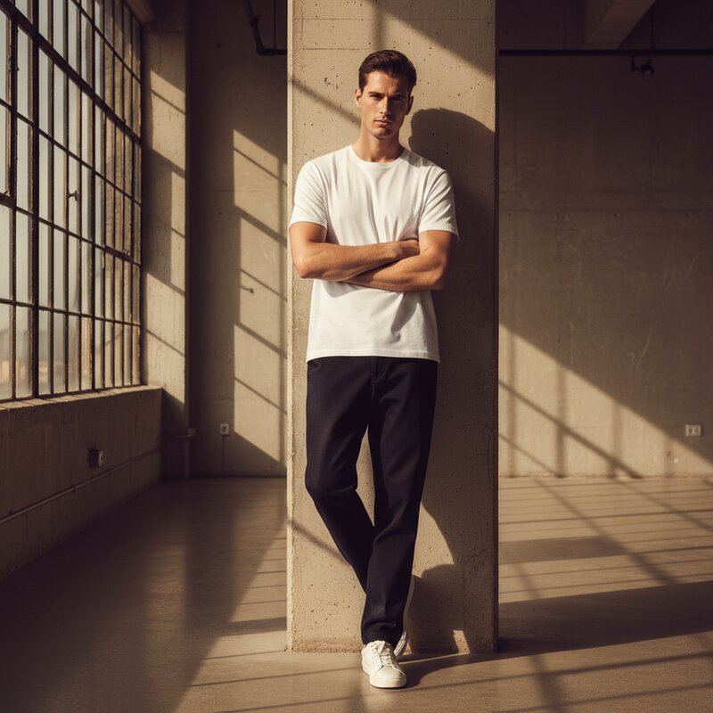 Базовая хлопковая футболка для корпоративного мерча — от 350 рублей