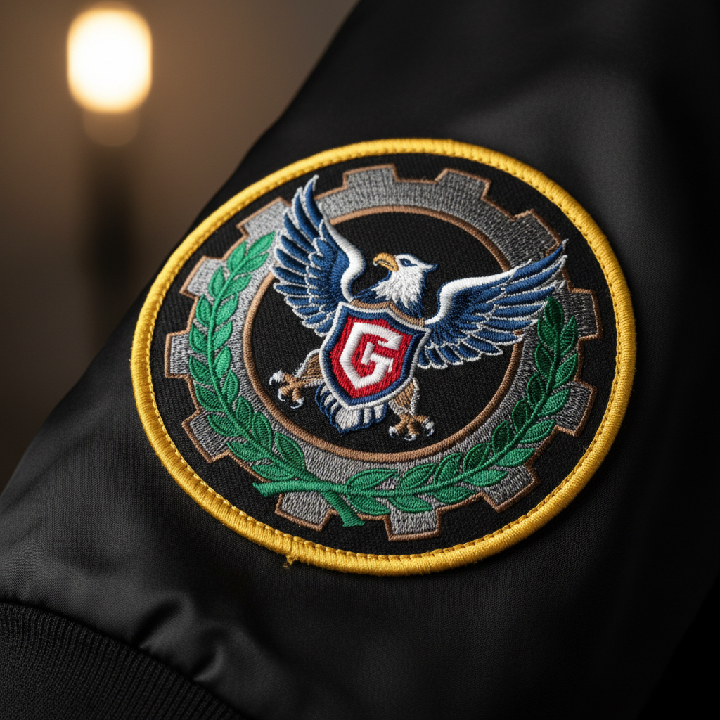 Вышитые шевроны — объёмные нашивки