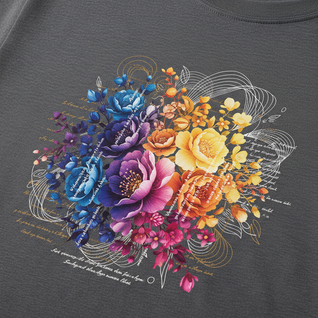 ДТФ-печать на футболке — цифровой термоперенос